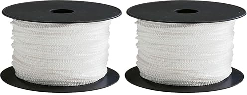 WERKA PRO - 02736 Tresse ø 3mm 100m Poly PROpylène, Blanc (Lot de 2)