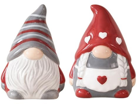 HOLIDYOYO 1par Botellas De Cerámica Para Especias Forma De Salero y Pimentero Decorativos Para Cocina De Unidades Elegantes y Prácticos