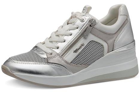 Tamaris Schnürer Damen sportlich metallic,EU 37