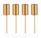 [20-23mm]-LVZONGXIN 4 Stück Adventskranz Kerzenhalter für Stabkerzen,Stabkerzenhalter Christmas Weihnachten Deko,Kerzenleuchter,Saisonale & Nordische Dekoration Zum Basteln gut geeignet (Gold)