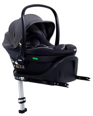 Jovikids Babyschale, Stufenlos verstellbare Liegeposition, Gruppe 0/0+ (40-87 cm) Baby Autositz mit Sonnendach, 3-Punkt-Sicherheitsgurt Seitenschutz