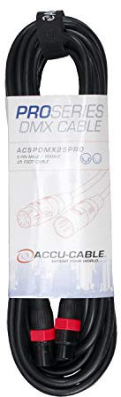 adj Products AC5PDMX25PRO Foot 5-Pin DMX Cable