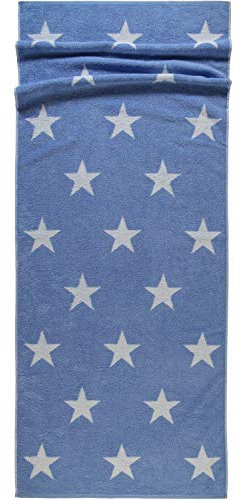 Cawö Home Handtücher Big Stars 524 hellblau - 16 Saunatuch 70x180 cm