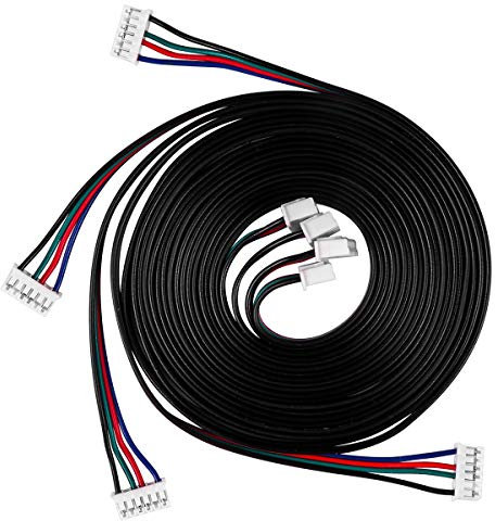 UEETEK 4 Stück 1M Schrittmotor Kabel Bleidraht HX2.54 4-polig bis 6-polig