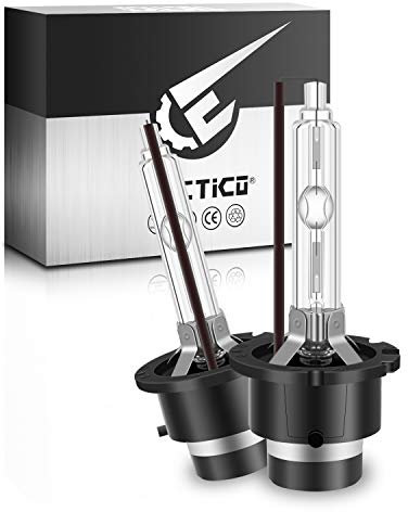 TECTICO D2S Xenon Brenner 35W 4300K Ultra Warmweiß Extreme Vision mehr Helligkeit 12V Auto HID Scheinwerfer Birne Autolampe Lampe, 2 Stücke