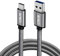 CBUS 2m Heavy-Duty USB-C Cable Compatible with Xiaomi Redmi A3, POCO M6 Pro 4G, Redmi Note 10/12/13 Pro 5G, Redmi 14C 4G/12/12C/10/9AT/9C, Xiaomi 13T Pro/12/12T/Pro/Lite/11 Lite 5G (Grey)
