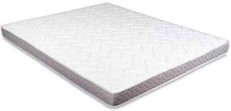 EVERGREENWEB Günstige doppelmatratze für Schlafsofa, 14 cm hoch, orthopädische Wasserschaummatratze, hypoallergene und ergonimische Matratze mit weißem Bezug 160X190 – DAYBED