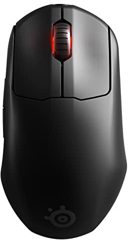 SteelSeries Prime Wireless - Esports Leistung Kabellose Gaming-Maus - 100 Stunden Akkulaufzeit - TrueMove Air Optical Sensor mit 18.000 CPI - Magnetisch-optische Schalter