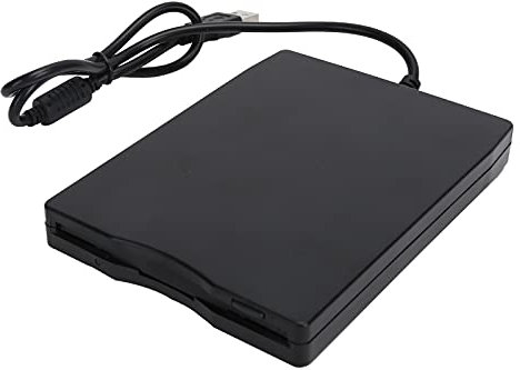 3,5 Zoll Externes Floppy Disk Drive, USB Diskettenlaufwerk, Portable DVD Laufwerk, USB 1.1/2.0, 1,44 MB Diskette, Plug and Play, für Laptops, Desktops
