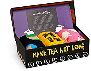 Happy Socks Unisex 3 Pack Monty Python Gift Set, multicoloured, 44 EU