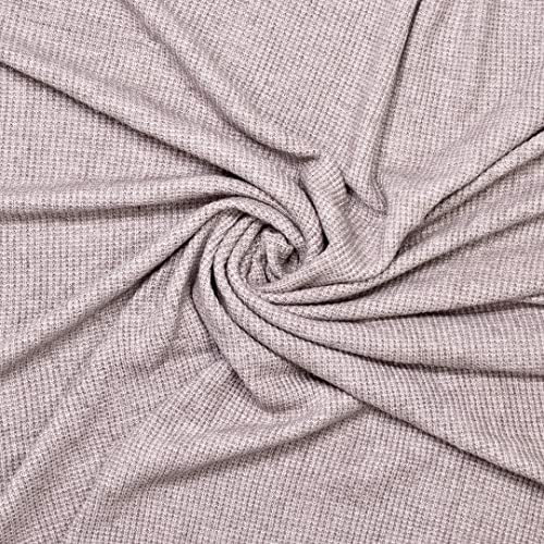 Feinstrick Viskose Mischung, als Meterware zum Nähen, Beige