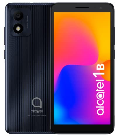 Alcatel 1B 32GB, Smartphone 4G Dual Sim, Display 5.5, 32 GB, 2GB RAM, Camera, Android 11, Batteria 3000 mAh, Atlantic Blue (Italia)