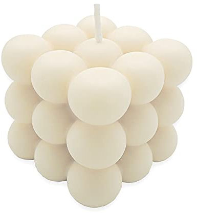 candlery. - Bubble Candle – Vegane & Nachhaltige Design-Kerzen aus Rapswachs – Handmade in Germany - Kerzenmanufakur aus dem Münsterland (Creme, 2)