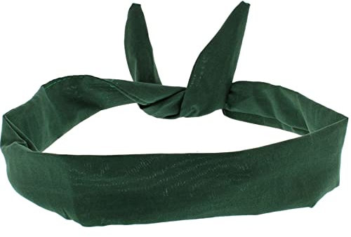 Topkids Accessories Wire Headbands for Women's Hair, Girls Hair Bands, Head Bands for Adults, Fashion Accessories (Bottle Green)