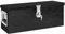 vidaXL Aluminium Storage Box - Durable and Rust-Resistant Aluminium Construction, Secure Lock and Key System, Spacious Interior, Compact and Portable Design, Black
