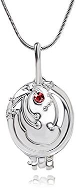 Zaky The Vampire Diaries Bijoux Collier Anneaux Différents Sets Vampire Autocollant Elena Gilbert Ouverture Verveine Médaillon Pendentif Collier (B)