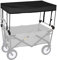 HIGOH Handcart, Faltbare Handschusse Im Freien Tragbare Trolley -Karrenzubehör - Markisen -Baldachin/Schwarz