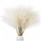 6pcs fausse pampas herbe grande roseau de pampas roseau décoration artificielle de pampas moelleux de la pampas fausse herbe pour pièce diminuant, 45 cm blanc