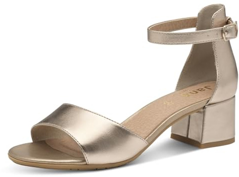 Jana Damen Sandalen mit Absatz Festlich Vegan