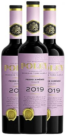 Toro Albalá Poley Pedro Ximénez Montilla-Moriles Botella Medium 50 cl Vino dulce (Caja de 3 Botella Medium de 50 cl)