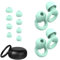 JUSTRVN Ear Plugs for Sleeping, 2 Pairs of Reusable Earplugs for Noise Reduction 25dB-30dB with 8 Ear Tips, Soft Hearing Protection Ear Plugs for Concert,Noise Sensitivity, Study & Work