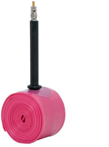 Vilgftyiet Chambre à air rose, résistante à la pression, couleur rose, pour vélos de route et VTT pour vélos de route avec pneu de 18 à 32 mm de largeur (45 mm)