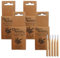 4 x Interdentalbürsten aus Bambus ~ Bambusgriff, umweltfreundlich, 10er-Pack (04mm, 0.5mm, 0.6mm, 0.7mm)