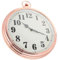 Warmhm Elegante Wanduhr Im Vintage-Stil Retro-taschenuhr-Design Für Wohnzimmer Küche Heimdekoration Zifferblatt in Roségold