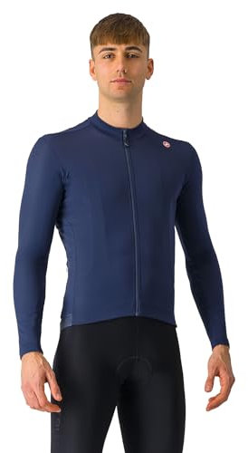 Castelli, Espresso Thermal Jersey - Men's, Belgian Blue, Medium