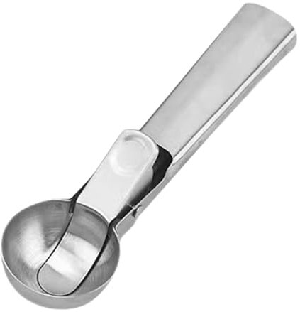 Eisportionierer aus Edelstahl | Robuste Eisportionierer – Große Keksschaufel mit ergonomischem Griff, Backschaufel, Keksteigschaufel für Kochbegeisterte