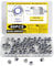 A2 V2A Stainless Steel M4 Nylock Nuts - 80 Pcs Self-locking Hex Nuts, DIN 985 Locknut Assortment