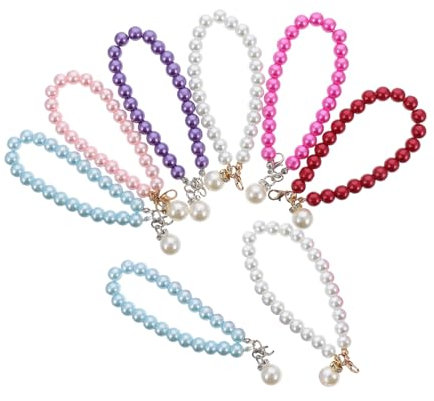 GALPADA 24stücke Perlen-hängeschmuck Für Taschen Und Schlüssel Handy Zubehör Langlebige Und Einfach Zu Installierende Kette Für Frauen Und Kreative Projekte