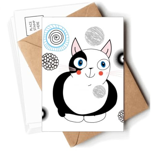 Niedliche Tier-Postkarten, Briefumschläge, blanko, Notizkarten, Versand