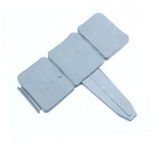 INOOMP Ensemble De 10 Pièces Enceinte De Jardin Clôture De Chemin Clôture De Jardin en Tuiles Bordure De Clôture Décorative Palissade Séparateurs De Jardin Panneau De Clôture Rouge