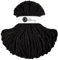 BOBBINY 9mm Jumbo Flechtkordel 1200 g Garn Makramee 50 Farben 100 m, Farbe:Golden Black