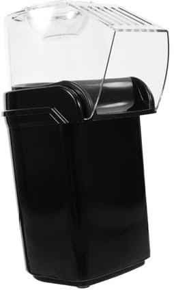 Warmhm Elektrischer Popcornbereiter Popcornmaschine Luft-popcorn-maschine Luftgeknalltes Popcorn Pp Black