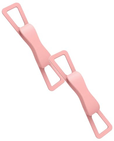 Rubu22a 2er-Pack komfortable Handschlaufe für 9 - 11 iPad Pro/iPad Air/Kindle Fire HD/Samsung/Lenovo Tablet, Elastisches Halteband Leicht und Tragbar Tablet Fingerhalterung Griff Halter (Rosa)