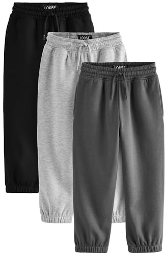 NEXT Jungen Basic-Jogginghose im Regular Fit, 3er-Pack 98-176