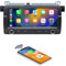 Radio de coche Android con navegación GPS, pantalla táctil HD con radio Carplay para BMW Serie 3 E46 316i 318d 318i 320d 320i 323i 325i 325xi/BMW M3 Coupe Convertible Sedan/Sedán Cabriolet