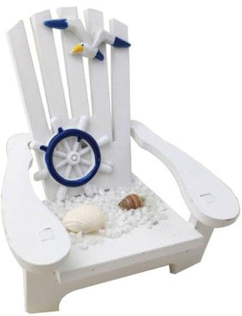 ULTECHNOVO Strandkorb Miniatur aus Holz Kreatives Tischdekor mit Muster für Wohnzimmer und Schlafzimmer für Strand Events Foto Requisite