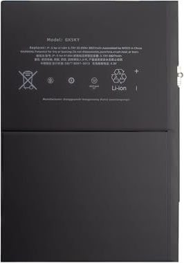32.9wh A1484 Tablet Battery Replacement for Apple for iPad Air 1, for iPad 5th 6th 7th 8th Gen, for Fit A1474 A1475 A1476 A1822 A1823 A1893 A1954 A2197 A2198 A2199 A2200 A2270 A2428 High performance