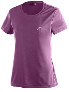 Maier Sports Waltraud, Damen T-Shirt, Funktionsshirt mit Rundhals | Für Wandern und Freizeit, Dryprotec Technologie für schnelles Trocknen, Atmungsaktiv, Perfekt für den Sommer