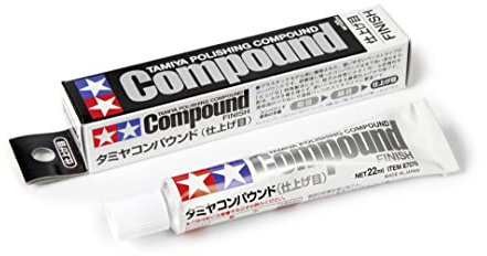 TAMIYA Politur (Finish) 22ml Politur-/Schleifpapier, Modellbau, Zubehör
