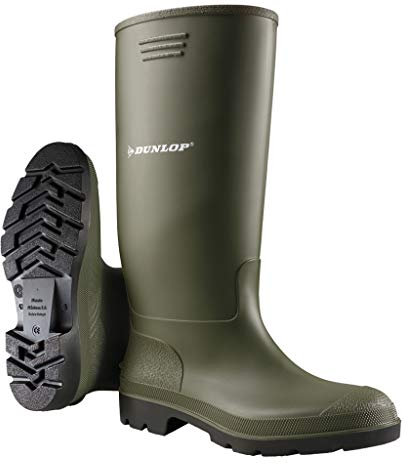Grisport Dunlop Budget Welly, Chaussures Multisport Outdoor mixte adulte, Vert (Green 001), 43 EU