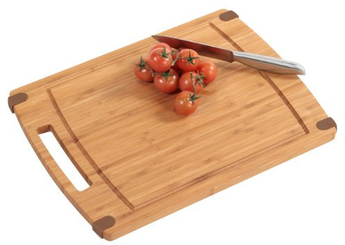 Kesper 50131 Tagliere Anti Scivolo in bambù 32 x 21 x 1.6 cm