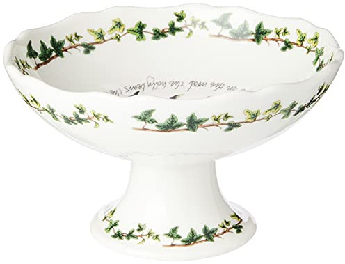 Portmeirion Home & Gifts HV77254-X Scalloped Dish, Ceramic, Multi-Colour, 14.1 x 14.1 x 8.1 cm