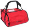 HENDI Pizza Transporttaschen, mit transparenter Tasche für Rechnungen, Pizza-Service Taschen, für 4 Kartons von 35x35 cm, 370x370x(H) 210mm, Rot