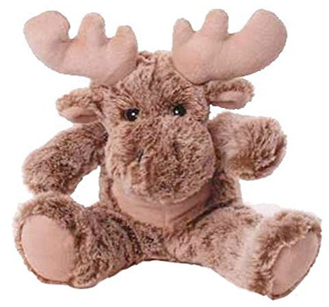 Inware 6780 - Kuscheltier Elch Carlo, sitzend, grau/beige, 20 cm, Schmusetier