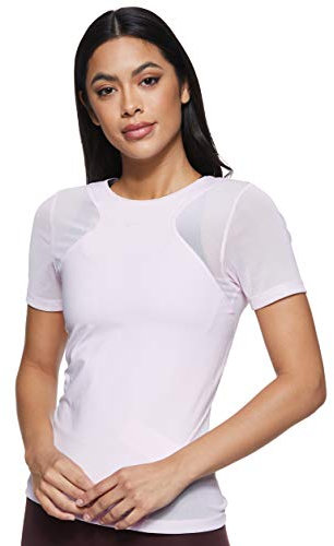 Nike Pro Hypercool Haut pour Femme L Mousse Rose/Transparent.