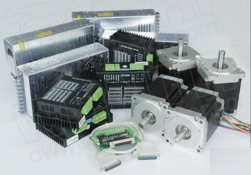Gowe Nema 34 Schrittmotor Einzelwelle, 3,5 A, 2ph 4-Achsen-CNC-Fräse und 7,8 A Steuerung
